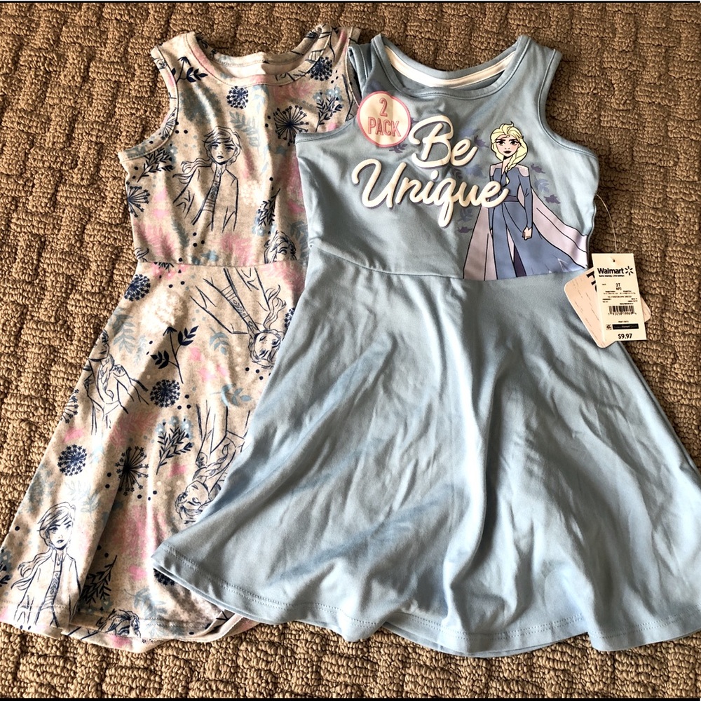Frozen dresses, 2 pack, size 3T